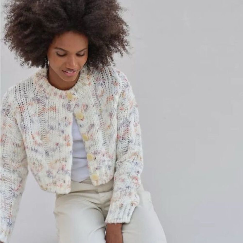 Urban Outfitters Multicolor Knit Cardigan